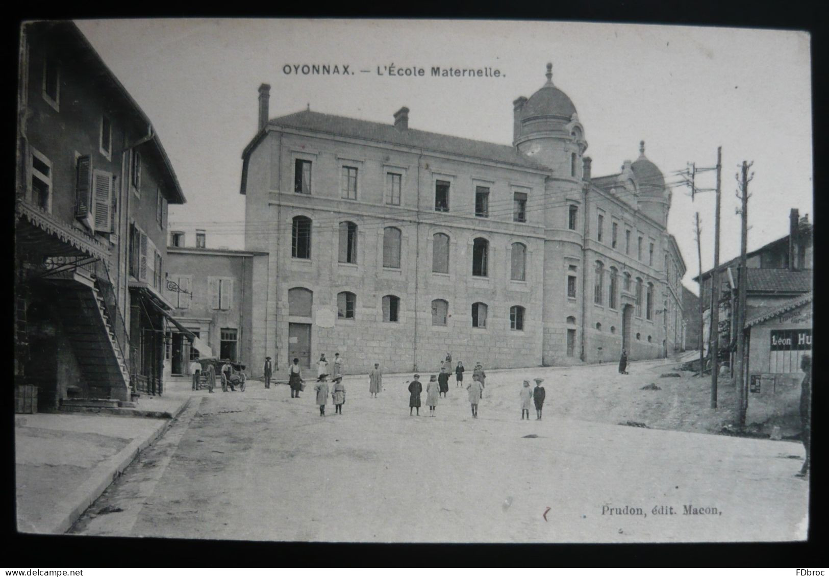 01 OYONNAX  L'école Maternelle ( Vue Pas Courante ! éditions Prudon ) Animée - Oyonnax