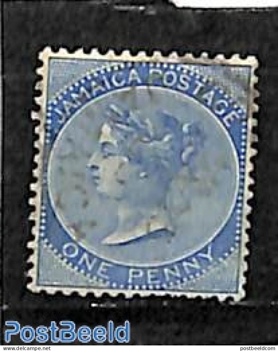 Jamaica 1883 1d, WM Crown-CA, Used, Used Stamps - Jamaique (1962-...)