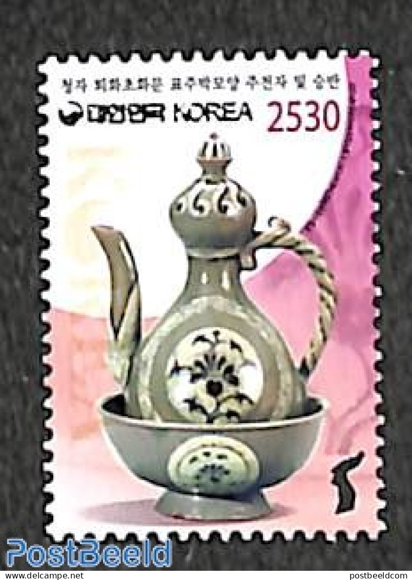 Korea, South 2021 Definitive 1v, Mint NH, Art - Art & Antique Objects - Ceramics - Porcellana