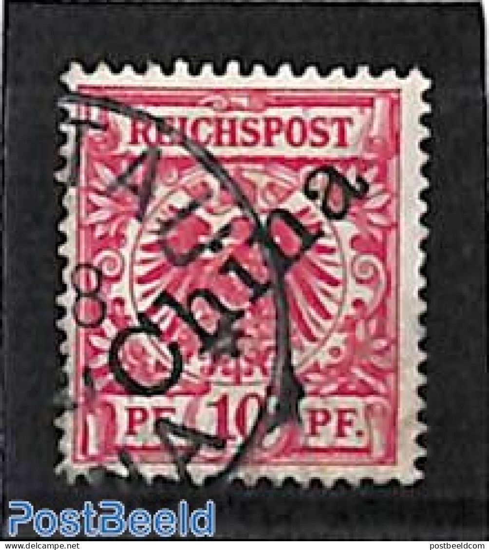 China (before 1949) 1898 German Post, 10pf, Used , Used Stamps - Otros & Sin Clasificación