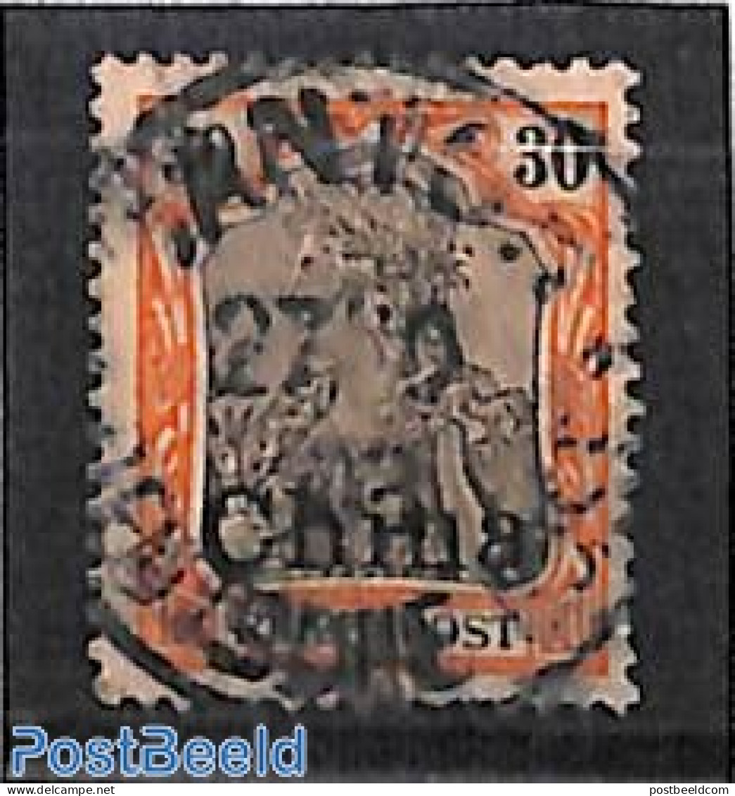 China (before 1949) 1901 German Post, 30pf, Used , Used Stamps - Other & Unclassified