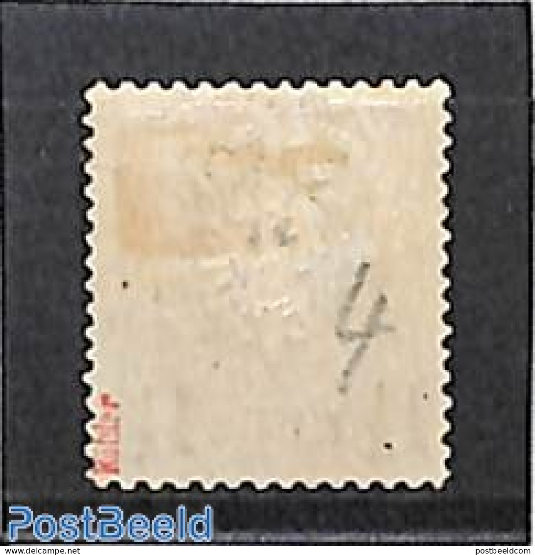 Türkiye 1884 German Post, 1.25Pia On 25pf, Signed Köhler, Unused, Unused (hinged) - Altri & Non Classificati