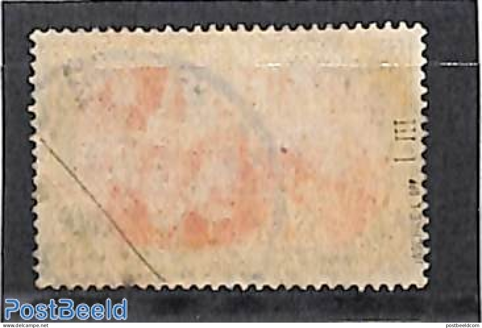 Türkiye 1900 German Post, 25pia On 5M, Type III, Used, Signed Jaschke, Used Stamps - Other & Unclassified