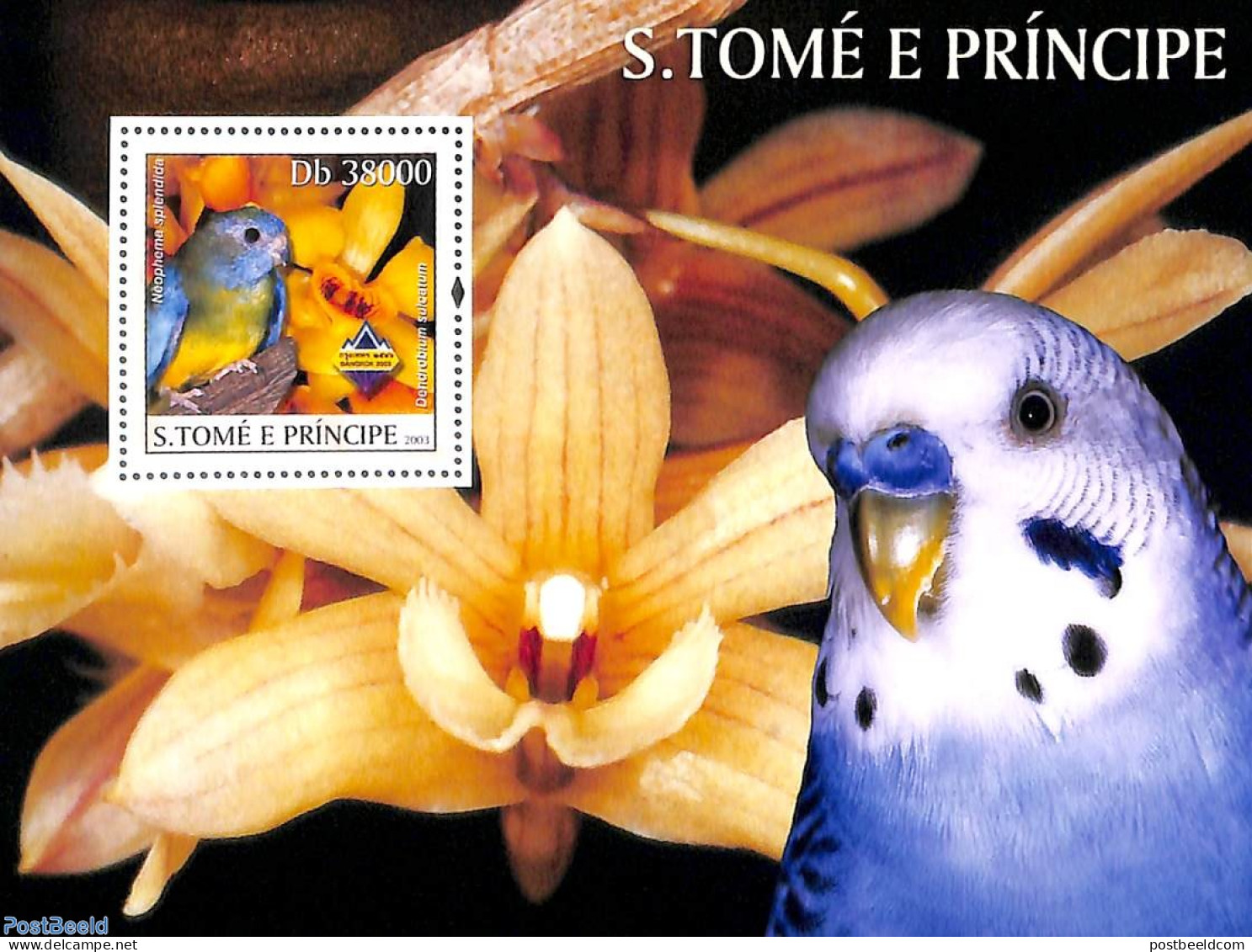 Sao Tome/Principe 2003 Birds S/s, Mint NH, Nature - Birds - São Tomé Und Príncipe