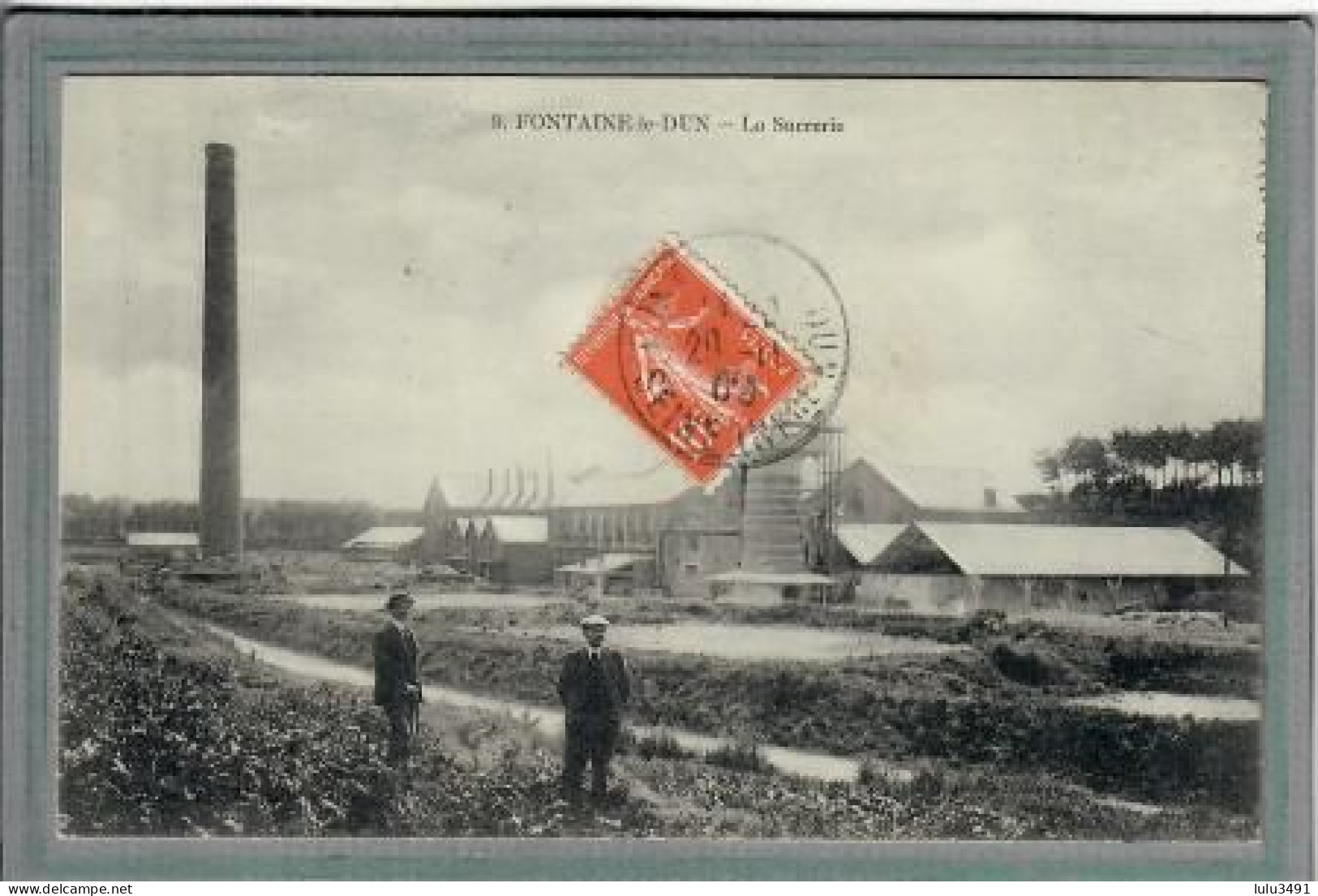 CPA (76) FONTAINE-le-DUN - Aspect De La Sucrerie En 1909 - Fontaine Le Dun