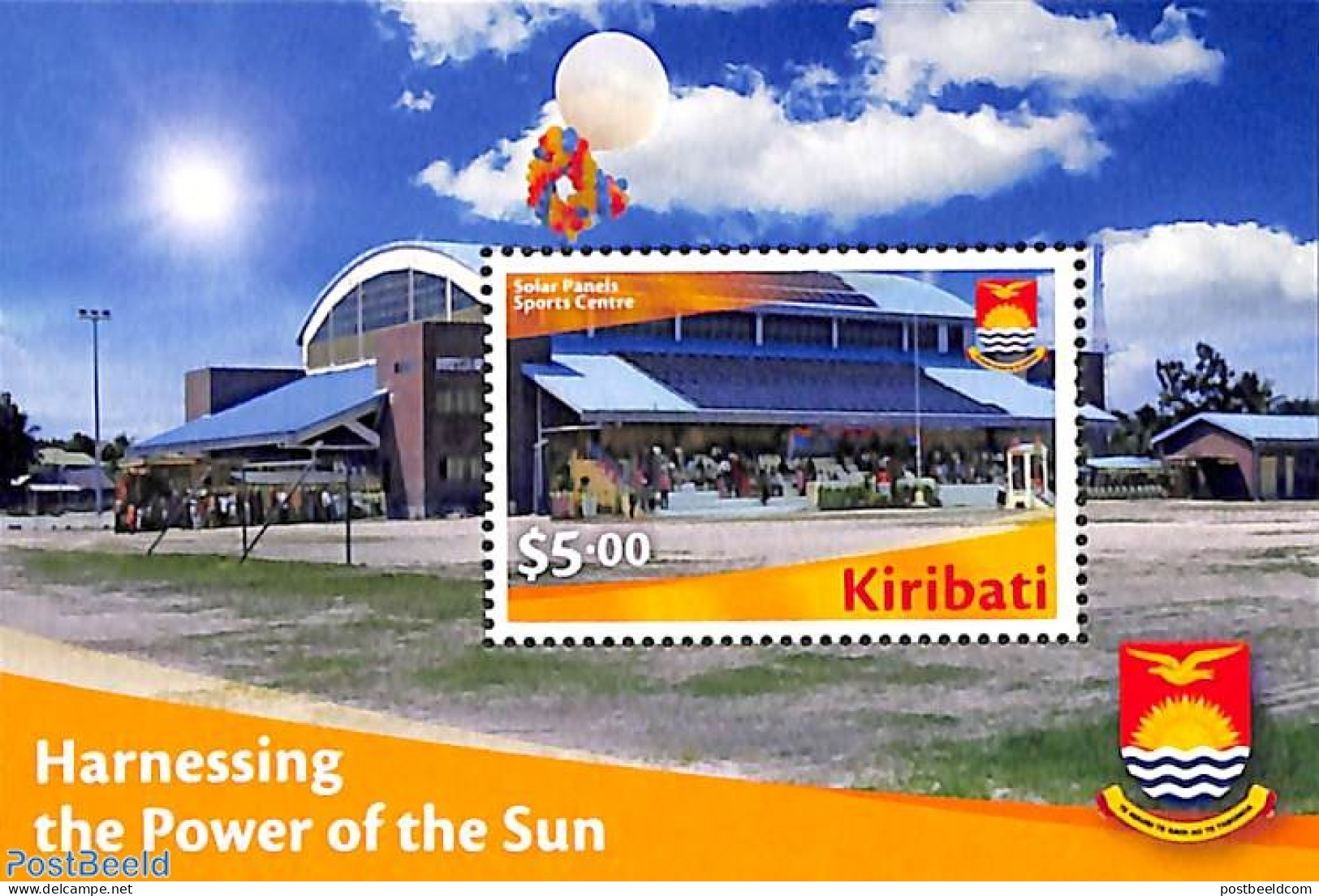 Kiribati 2020 Solar Energy S/s, Mint NH, Science - Energy - Kiribati (1979-...)