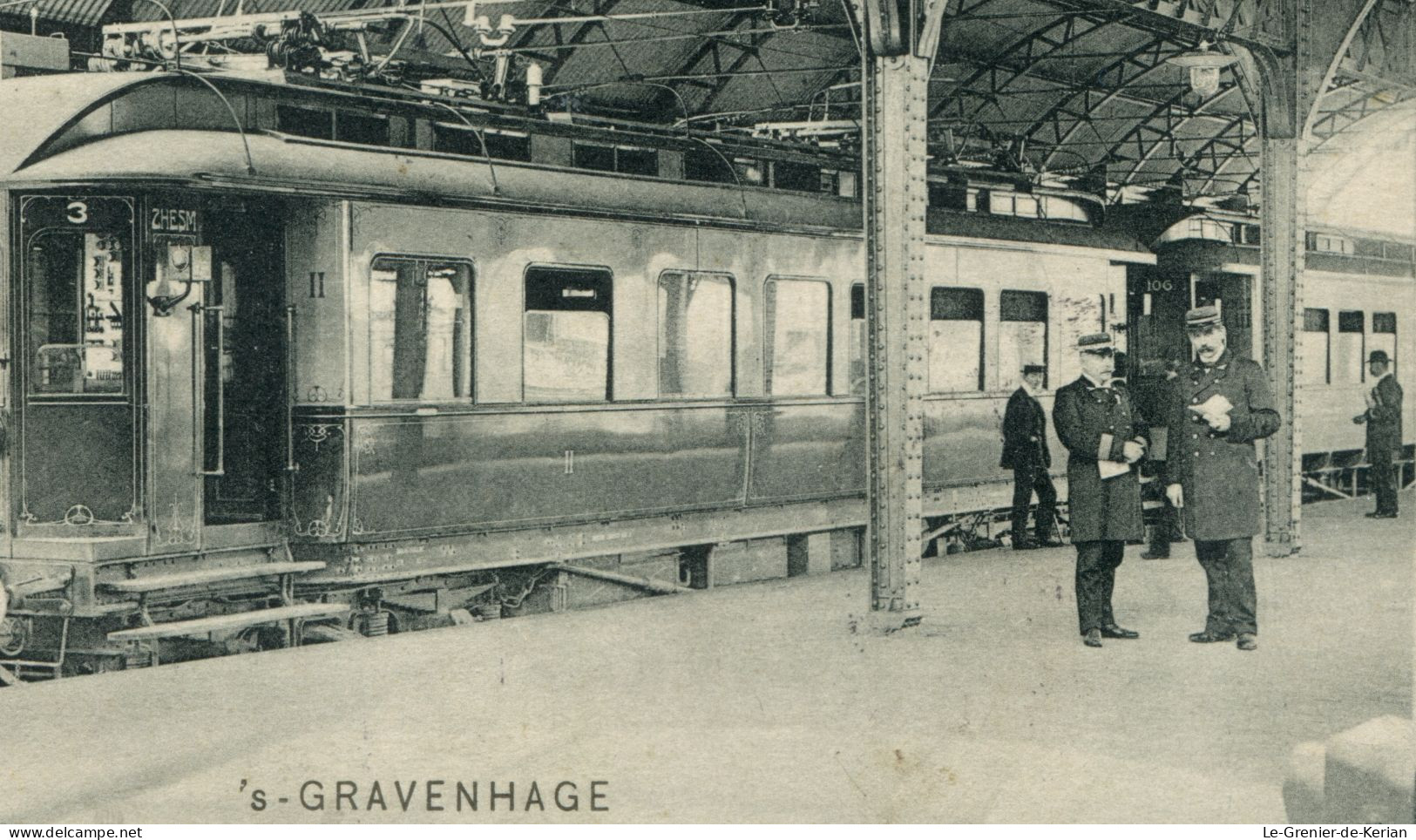 Gravenhage - Station Z.H.E.S.M. - Binnenaanzicht (niet Frequent) - Zie 3 Scans En Beschrijving - Den Haag ('s-Gravenhage)