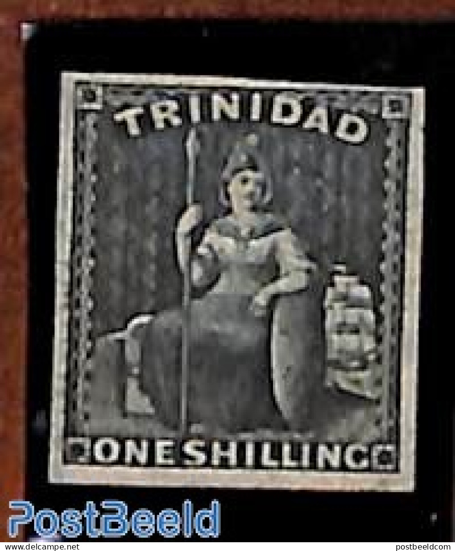 Trinidad & Tobago 1859 1sh, Unused, Unused (hinged) - Trinité & Tobago (1962-...)