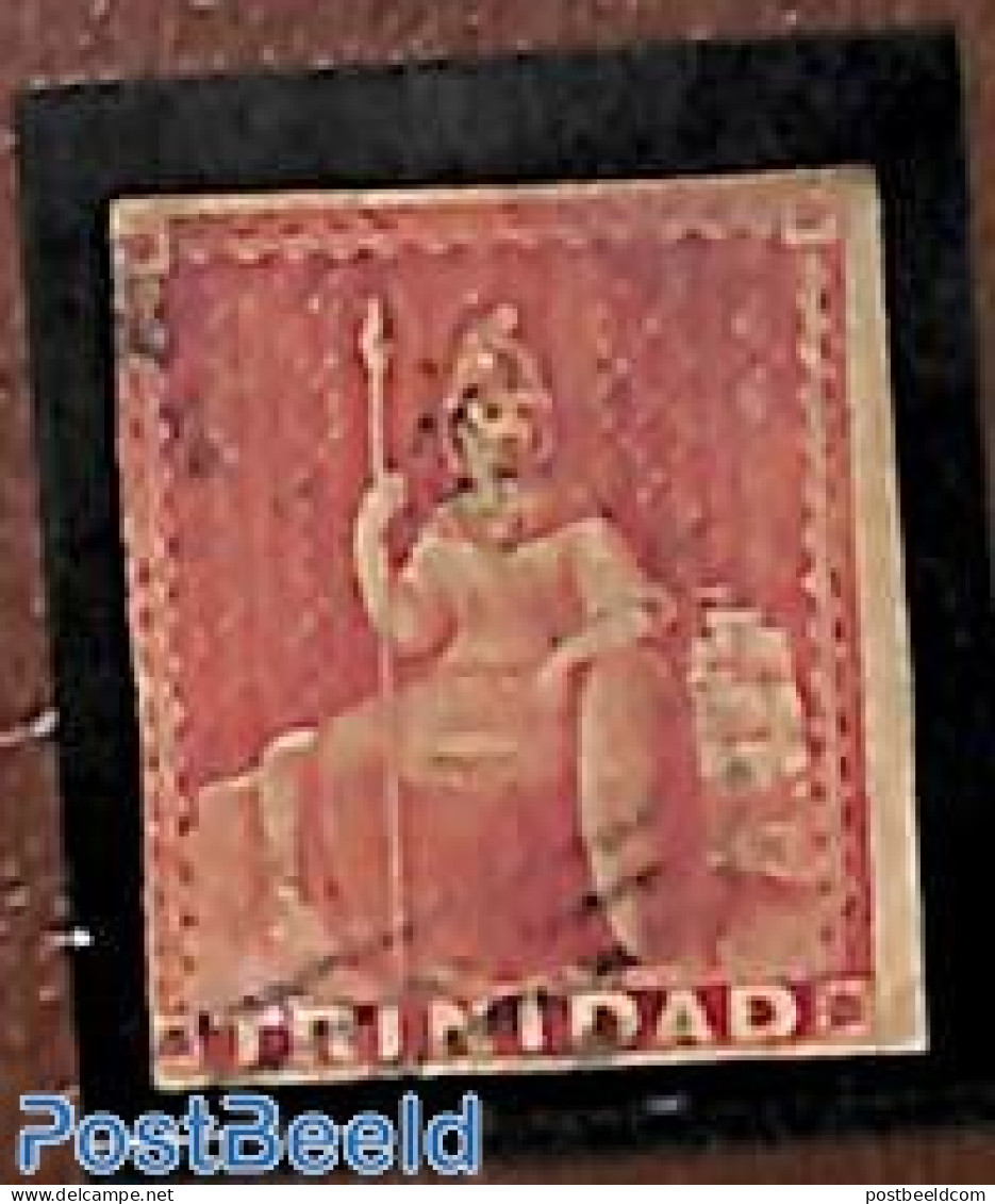 Trinidad & Tobago 1851 1d, Red, Used, Used Stamps - Trinidad En Tobago (1962-...)
