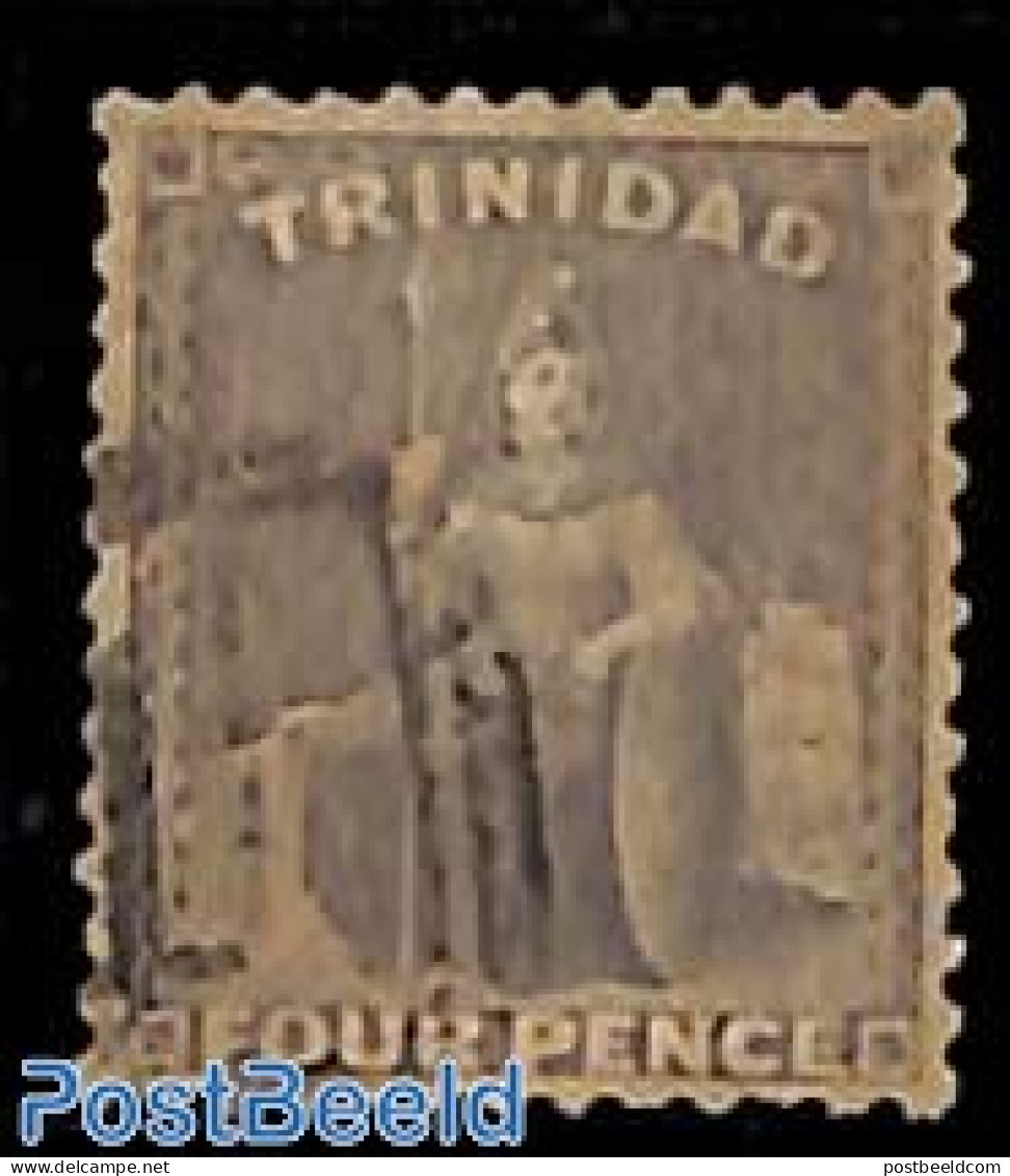 Trinidad & Tobago 1859 4d, Without WM, Perf. 12.5, Used, Used Stamps - Trinidad & Tobago (1962-...)