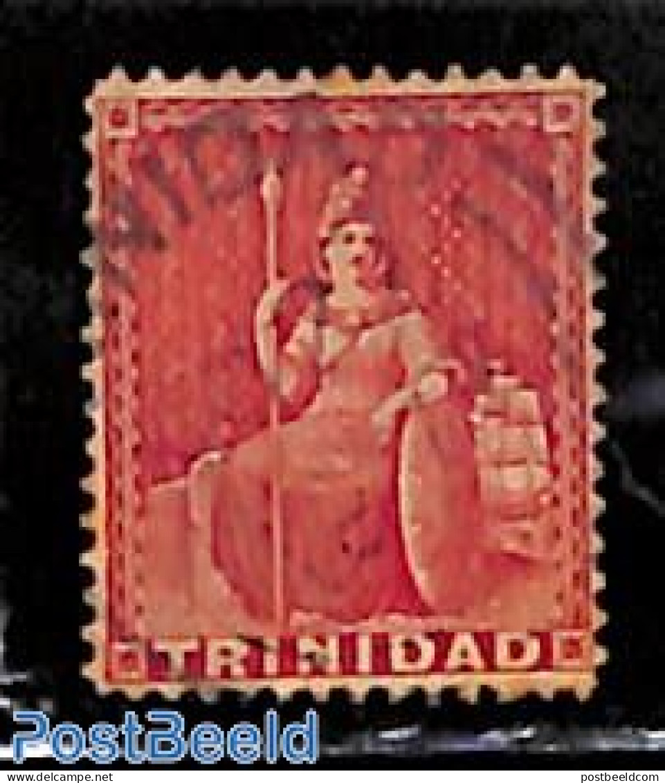 Trinidad & Tobago 1859 1d, Perf. 14, Used, Used Stamps - Trinidad & Tobago (1962-...)
