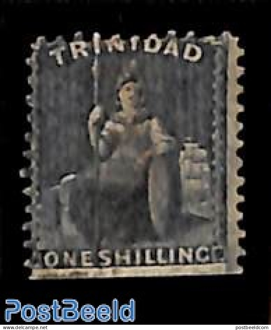 Trinidad & Tobago 1862 1sh, Without WM, Perf. 11.5, Used, Used Stamps - Trinité & Tobago (1962-...)