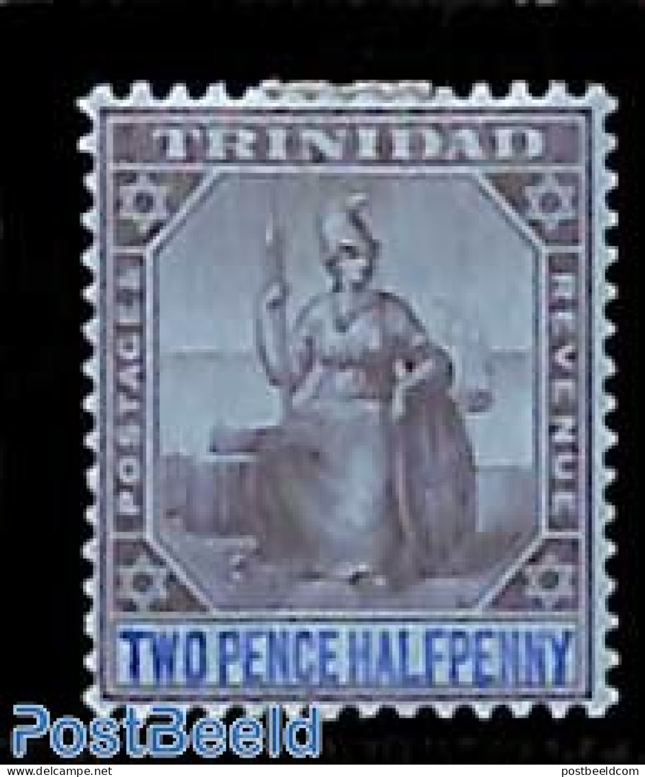 Trinidad & Tobago 1900 2.5d, WM Crown-CA, Stamp Out Of Set, Unused (hinged) - Trinité & Tobago (1962-...)