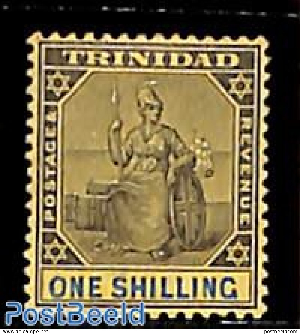 Trinidad & Tobago 1901 1sh, WM Crown-CA, Stamp Out Of Set, Unused (hinged) - Trinidad En Tobago (1962-...)