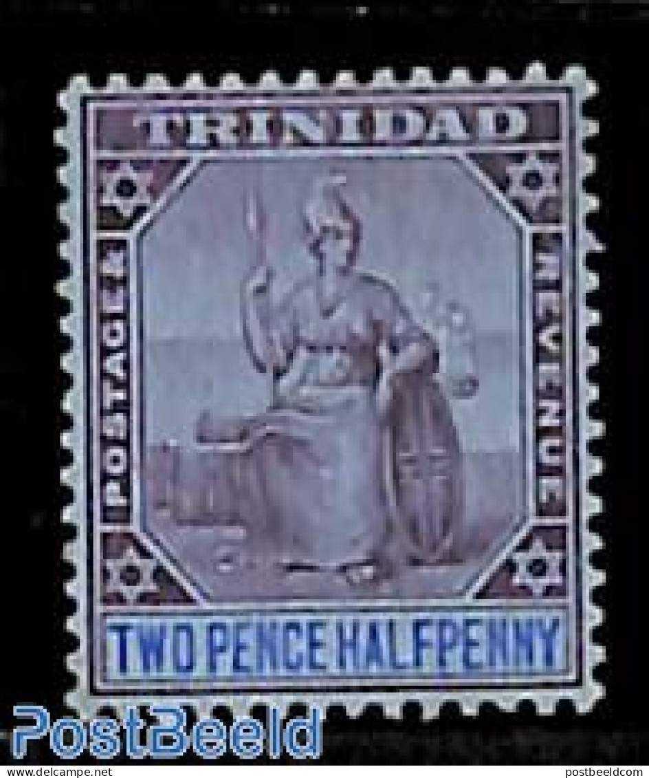 Trinidad & Tobago 1904 2.5d, WM Mult.Crown-CA, Stamp Out Of Set, Unused (hinged) - Trinidad & Tobago (1962-...)
