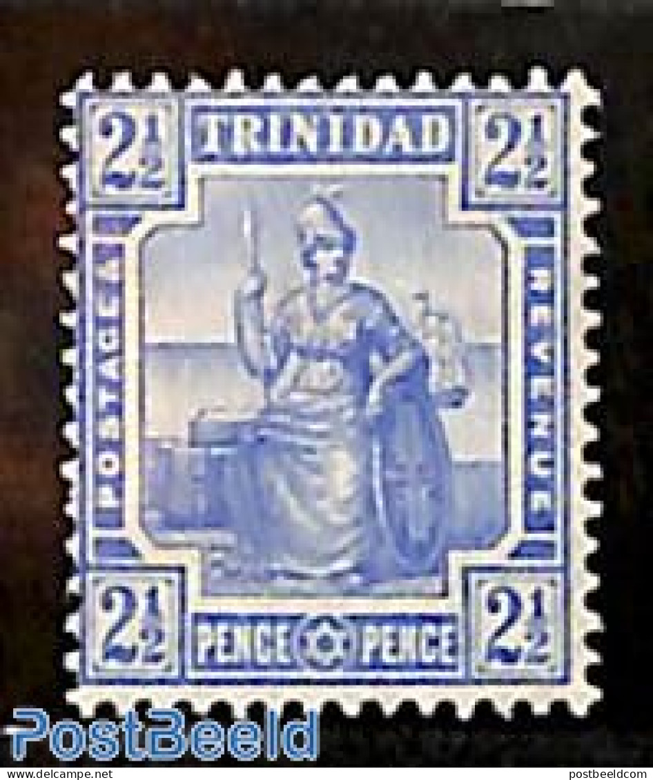 Trinidad & Tobago 1909 2.5d, Stamp Out Of Set, Unused (hinged) - Trinidad & Tobago (1962-...)