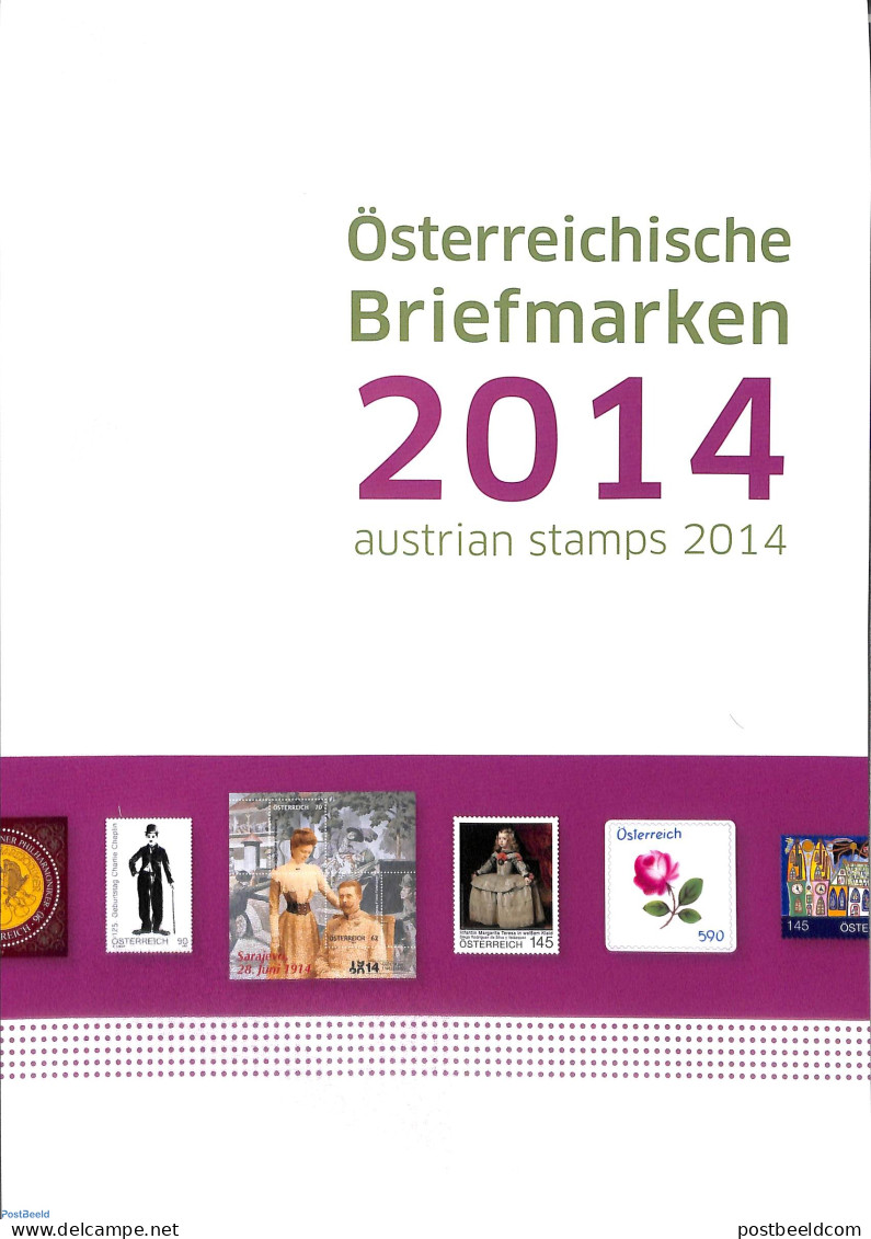 Austria 2014 Official Yearset 2014, Mint NH, Various - Yearsets (by Country) - Ongebruikt