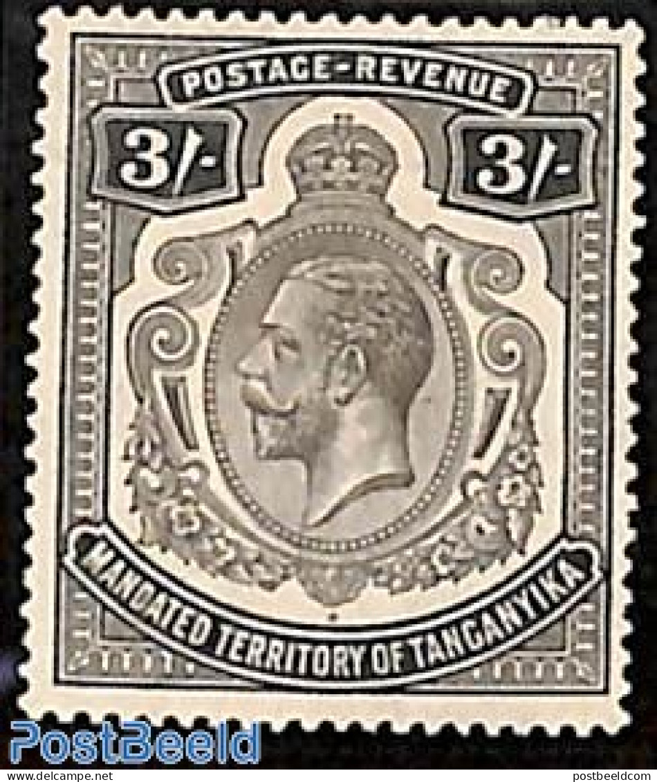 Tanzania 1927 3Sh, Stamp Out Of Set, Unused (hinged) - Tanzanie (1964-...)