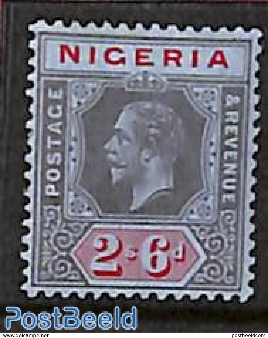 Nigeria 1914 2/6Sh, Stamp Out Of Set, Unused (hinged) - Other & Unclassified