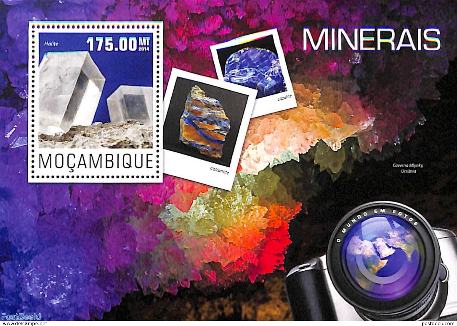 Mozambique 2014 Minerals S/s, Mint NH, History - Geology - Mozambique