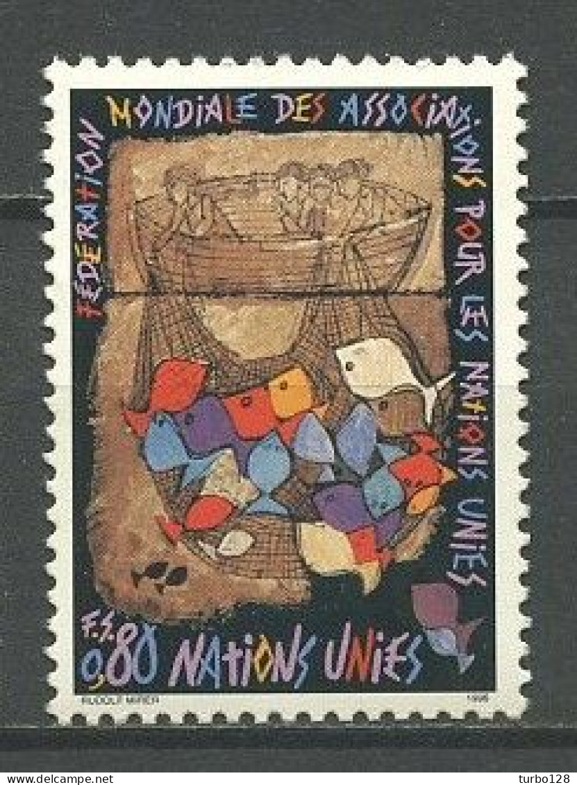 N.U. GENEVE 1996 N° 305 ** Neuf MNH Superbe C 2 € Pêcheurs Filet Poissons Fishes Associations FMANU - Nuevos