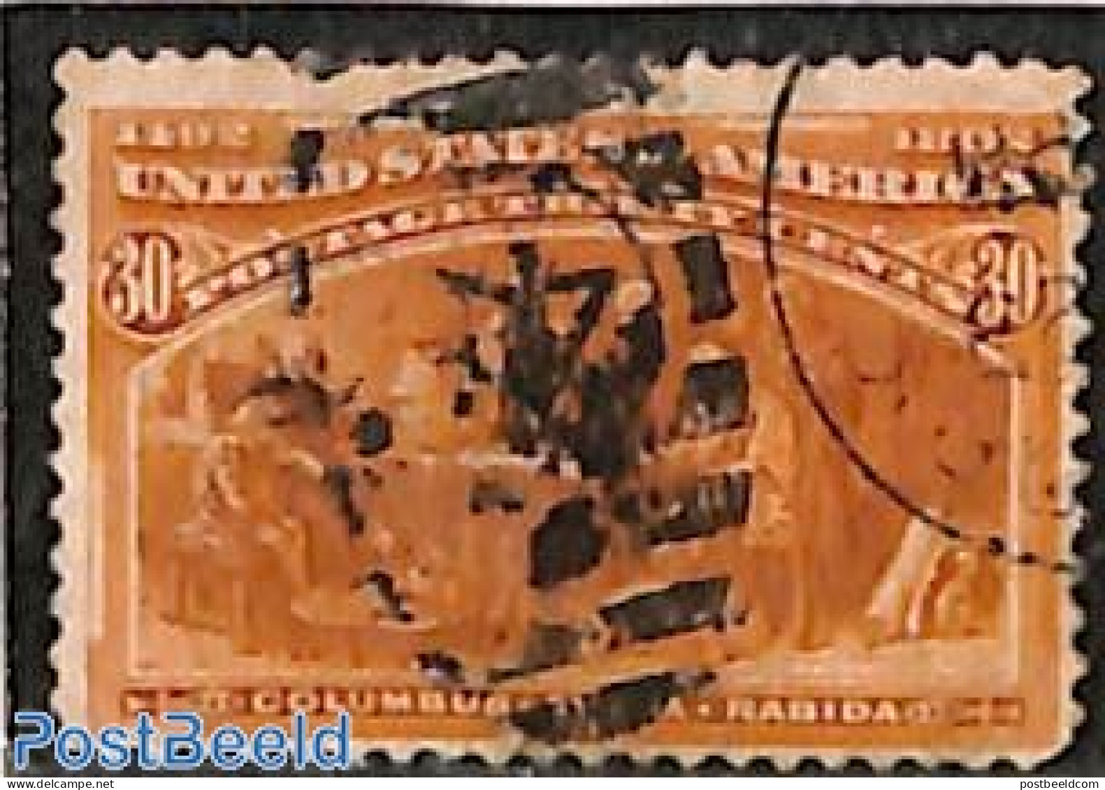United States Of America 1893 30c, Used, Used Stamps - Used Stamps