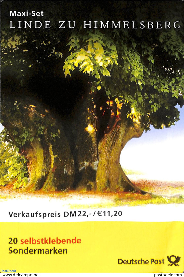 Germany, Federal Republic 2001 Trees Booklet S-a, Mint NH, Nature - Trees & Forests - Stamp Booklets - Neufs