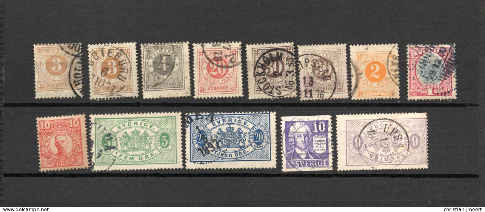 Suède 13 Classiques - Used Stamps