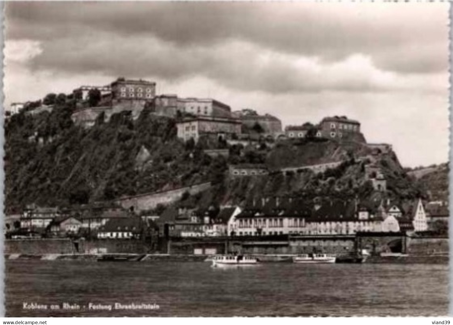 KOBLENZ  Am Rhein.  -  Festung Ehranbreltseln. - Koblenz