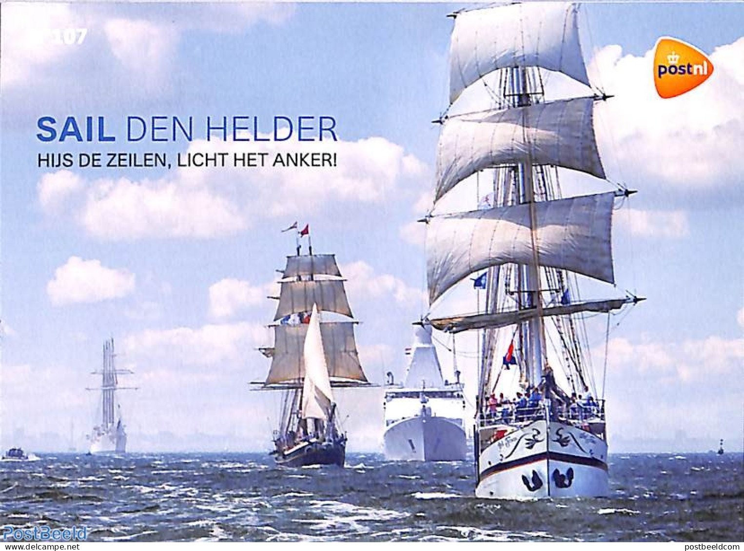 Netherlands 2023 Sail Den Helder, Prestige Booklet No. 107, Mint NH, Transport - Ships And Boats - Nuevos