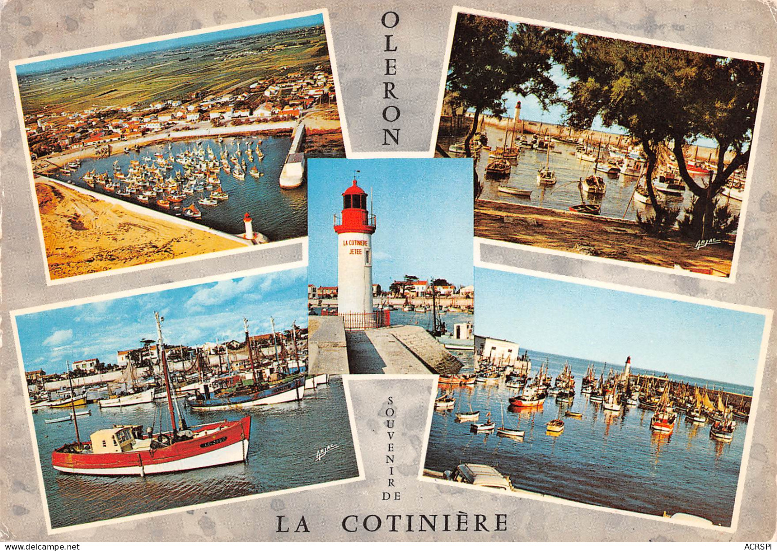 17 île D'Oléron  Le Port De LA COTINIERE Multivue (Scans R/V) N° 60 \MO7001 - Saint-Pierre-d'Oleron