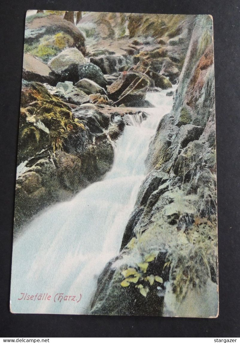 Postkaart/Ansichtskarte: "Ilsefalle (Harz)" Ilsenburg, Saksen-Anhalt. Gekleurd/Farbig - Wernigerode
