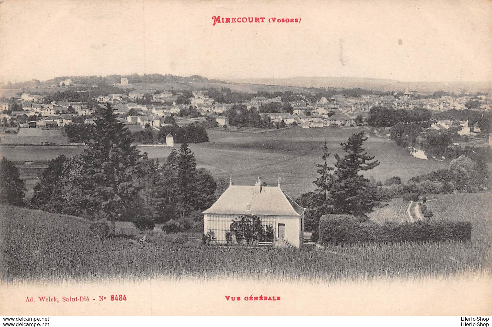 ►MIRECOURT◄88►CPA◄±1910►VUE GÉNÉRALE◄►ÉDIT. AD. WEICK No 8484, SAINT-DIÉ ▬ - Mirecourt