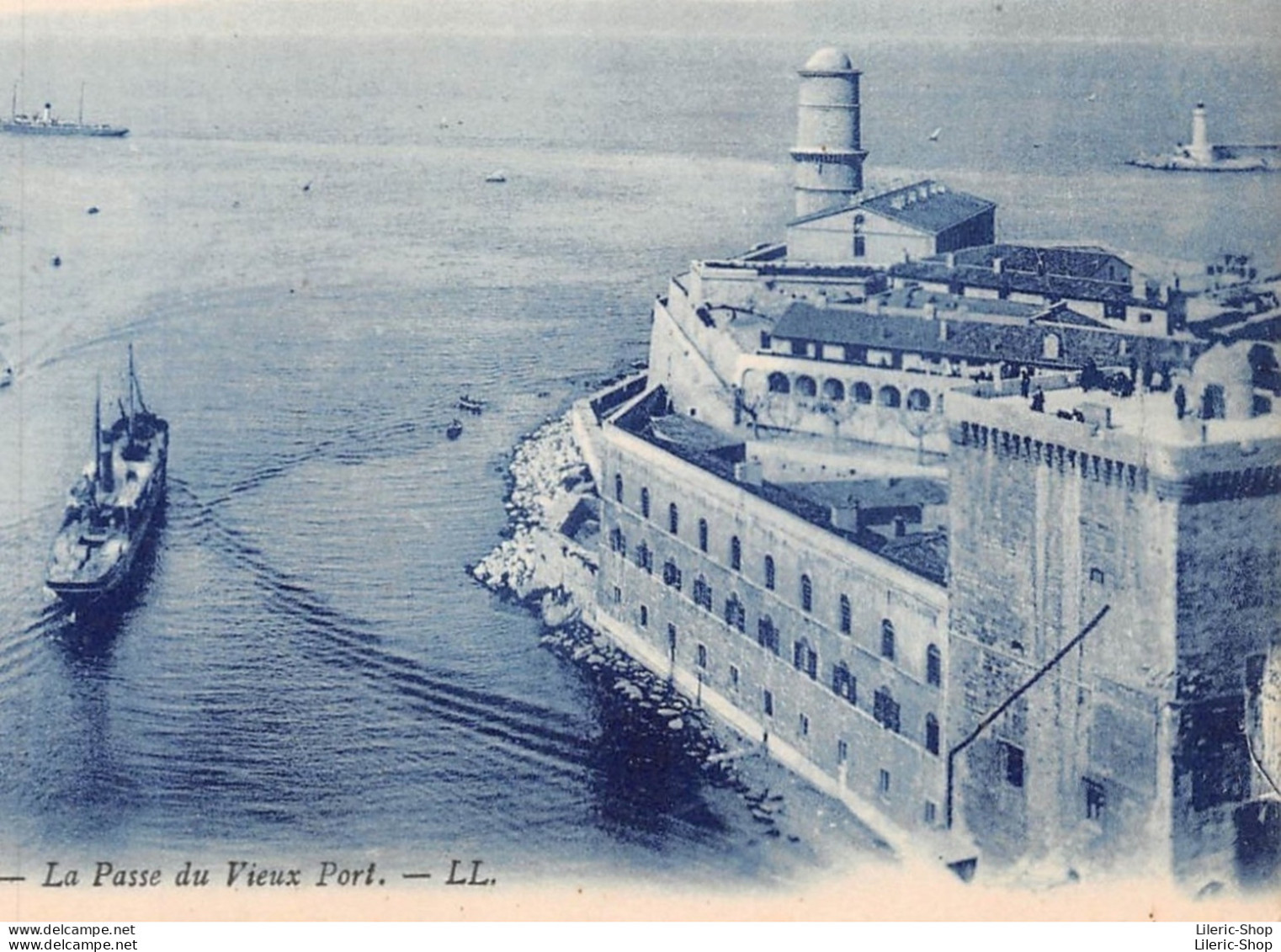 ►MARSEILLE◄13►±1910◄CPA►LA PASSE DU VIEUX PORT◄►ÉDITIONS LL No 194◄ - Vieux Port, Saint Victor, Le Panier