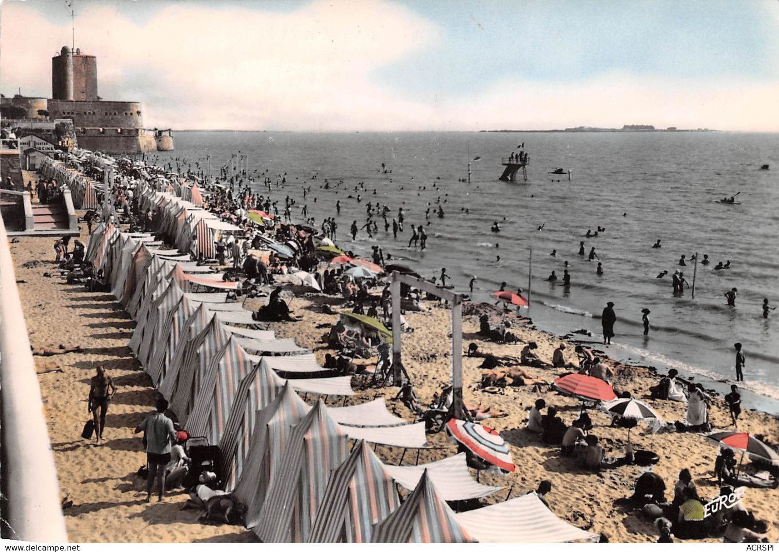 17 FOURAS LES BAINS La Plage Et L'île Madame (Scans R/V) N° 15 \MO7004 - Fouras-les-Bains