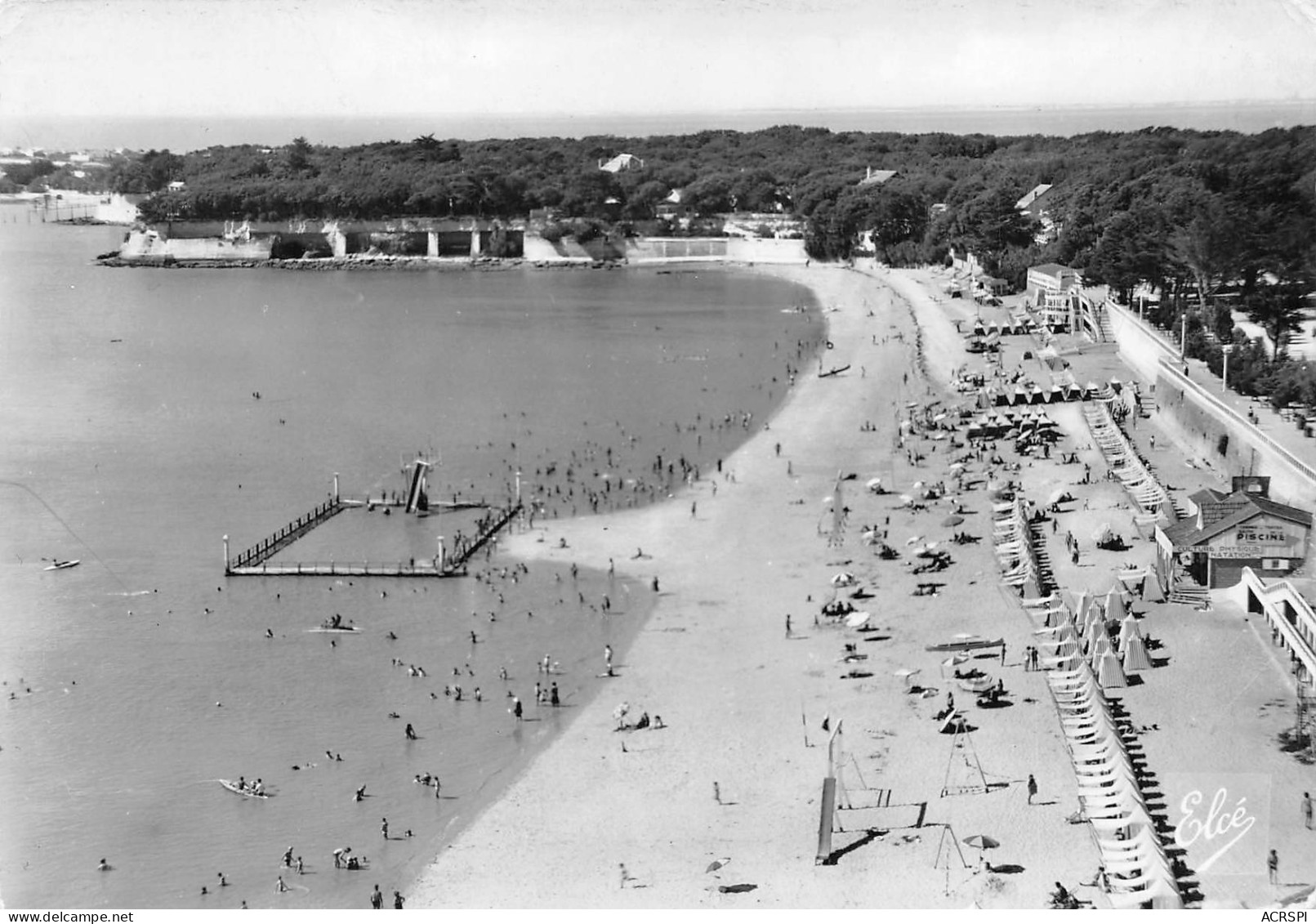 17 FOURAS LES BAINS Vue D'ensemble De La Plage Et La Piscine    (Scans R/V) N° 19 \MO7004 - Fouras-les-Bains