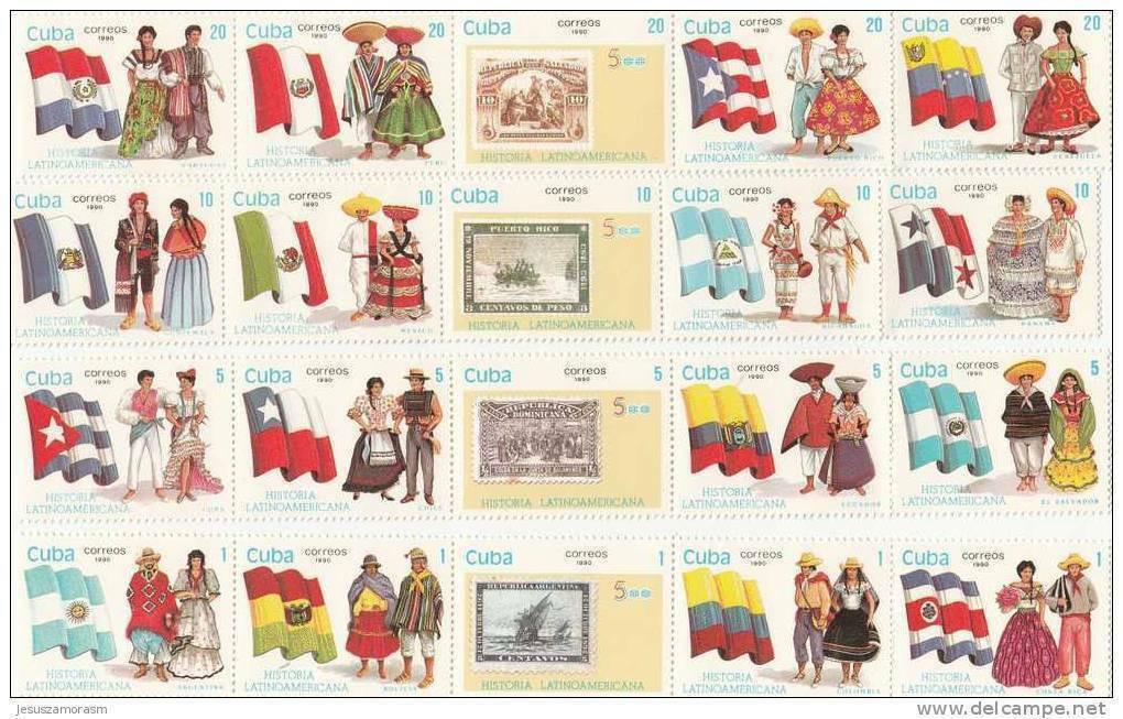 Cuba Nº 3059 Al 3078 - Unused Stamps