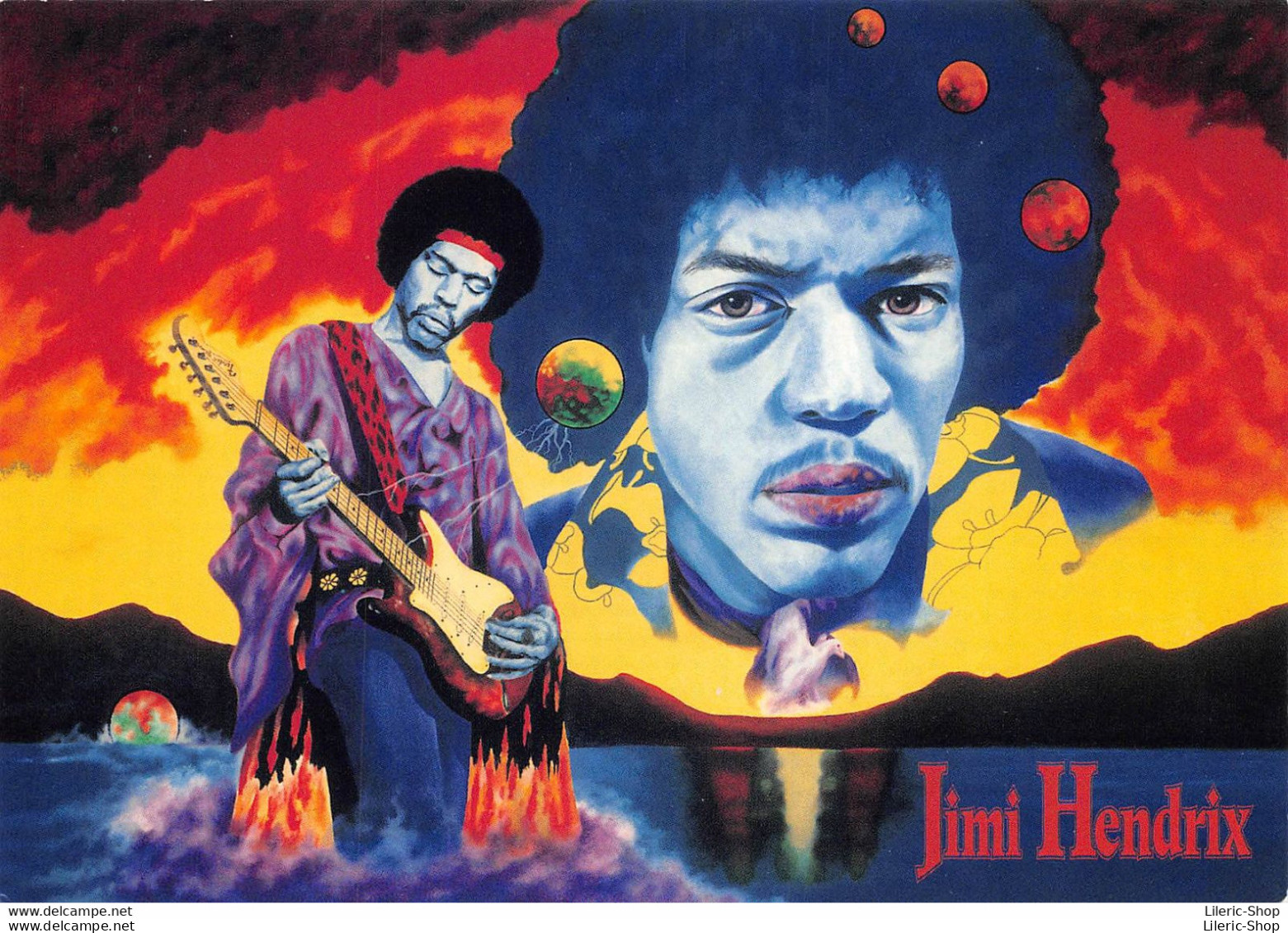 MUSIQUE / GUITARISTE JIMI HENDRIX - DOUBLE LIGHTNING CPM - Music And Musicians