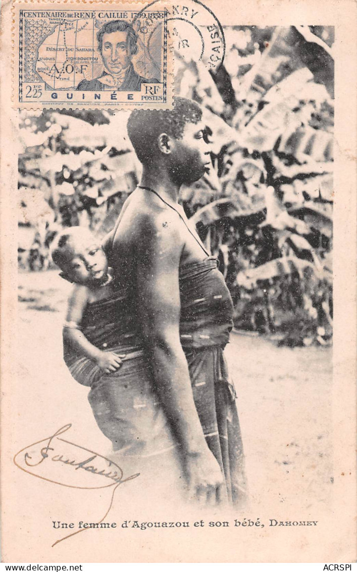 DAHOMEY  Une Femme D'Agouazou Et Son Bébé AOF (Scans R/V) N° 70 \MO7009 - Dahome