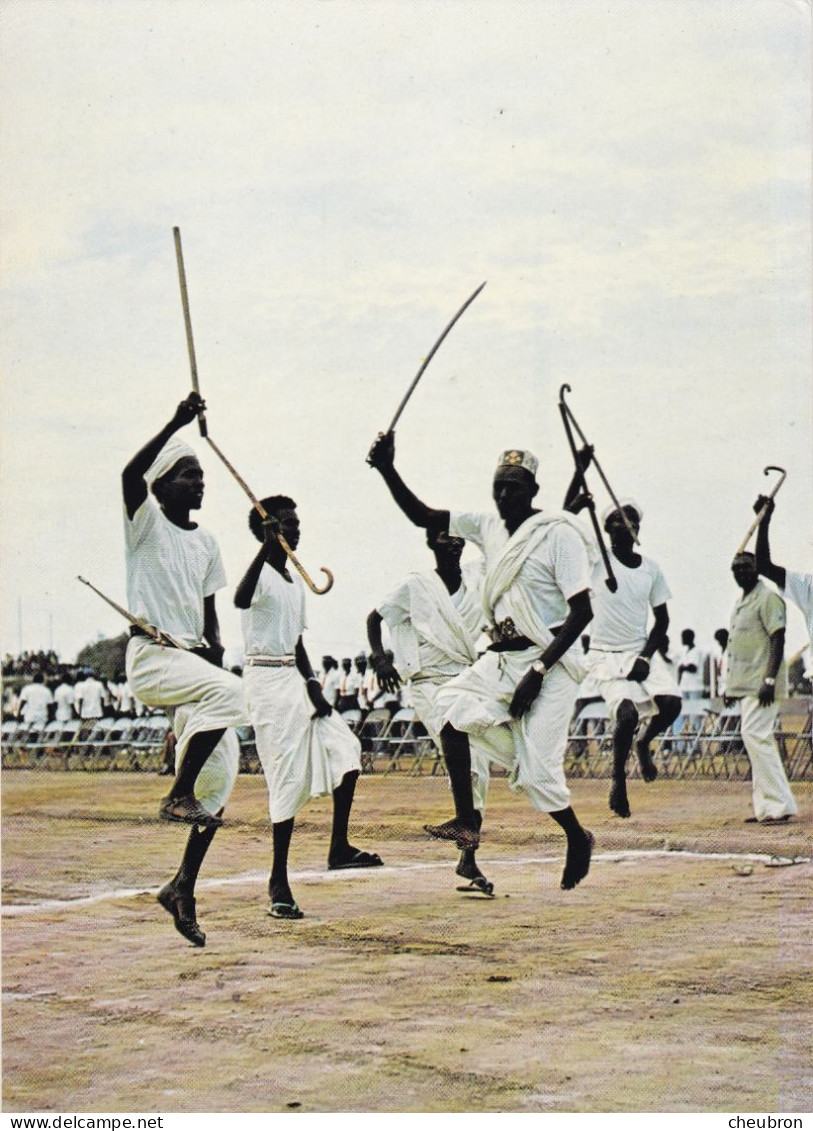 DJIBOUTI  CPSM. DANSE FOLKLORIQUE. + TEXTE ANNEE 1983 - Somalie
