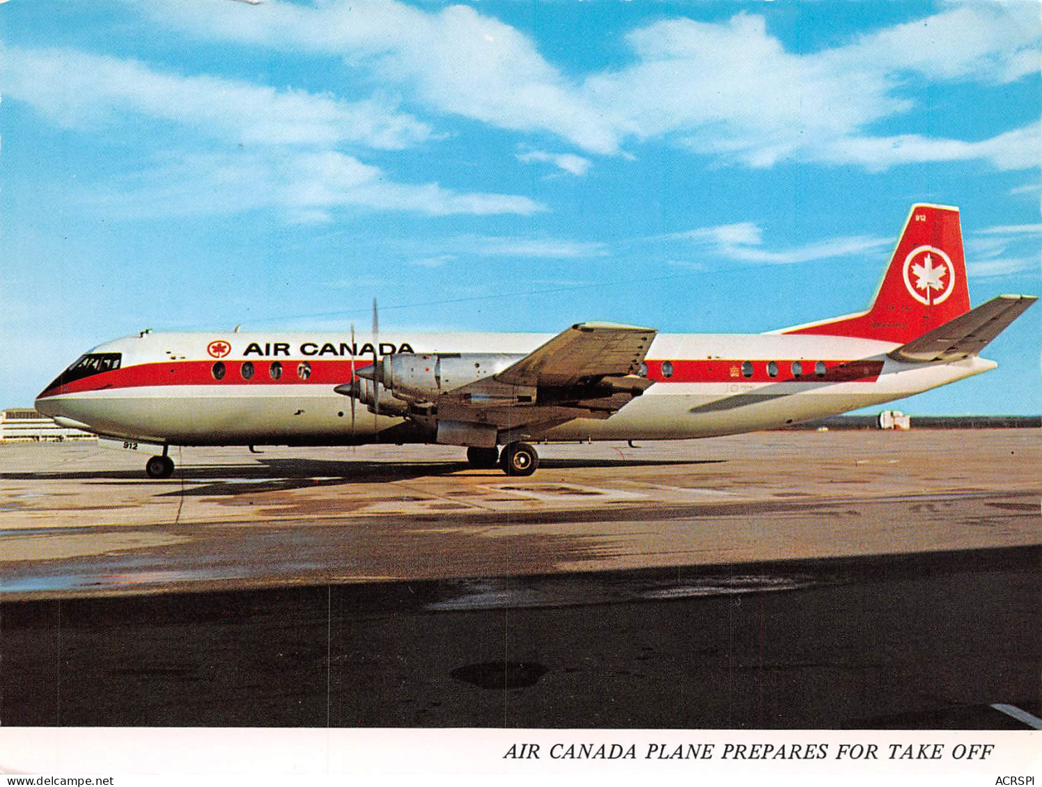 Air Canada Plane Prepares For Take Off Douglas DC-4 At Windsor Airport Canada (2scans) N° 44 \MO7013 - Windsor
