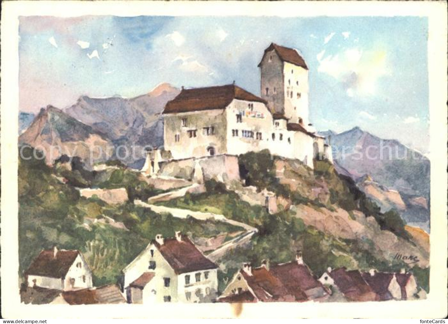 11666237 Sargans Schloss Sargans Sargans - Andere & Zonder Classificatie