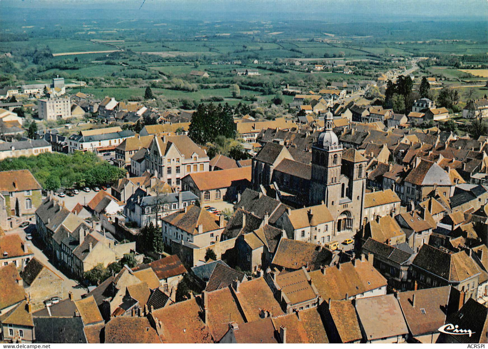 21 SAULIEU Vue Générale Aérienne Carte Vierge Non Circulé (Scans R/V) N° 14 \MO7014 - Saulieu