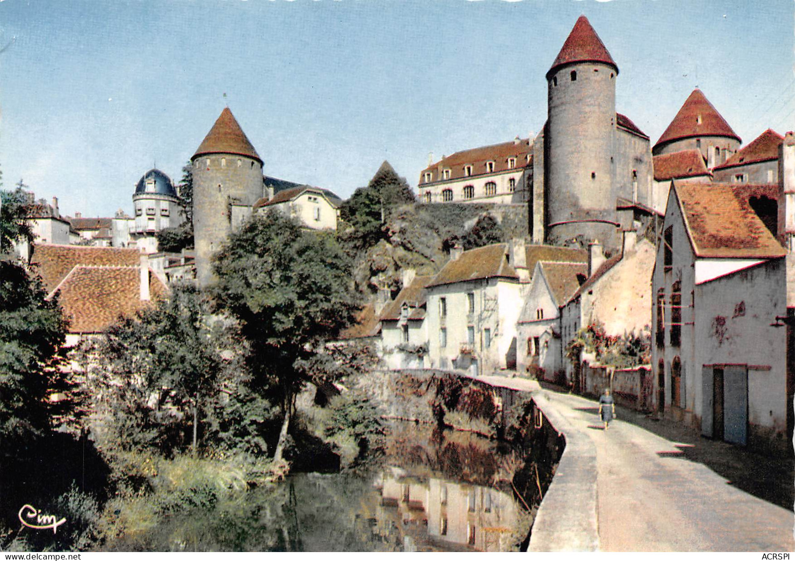 21 SEMUR EN AUXOIS Les Donjons Et Le Bords De L'Armançon Carte Vierge Non Circulé (Scans R/V) N° 39 \MO7015 - Semur