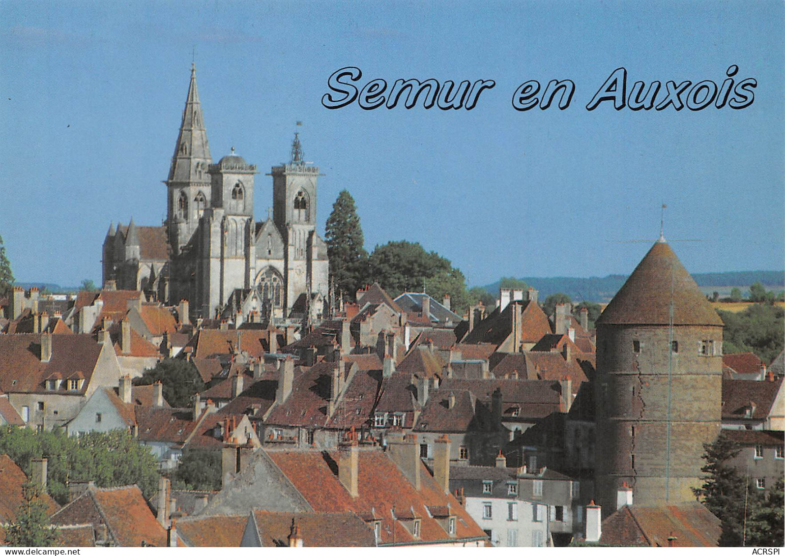 21 SEMUR EN AUXOIS Vue Générale Carte Vierge Non Circulé (Scans R/V) N° 40 \MO7015 - Semur