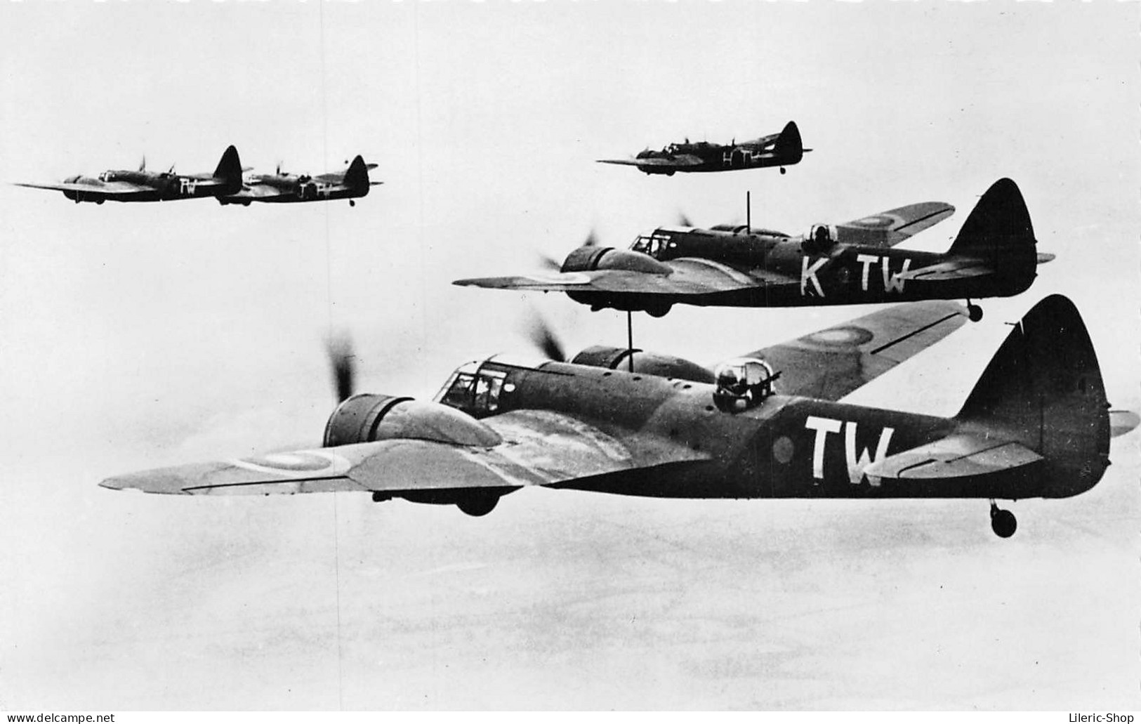 ROYAL AIR FORCE  BOMBARDIERS RAPIDES BRISTOL " BLENHEIM" VOLANT E FORMATION Cpsm - 1919-1938