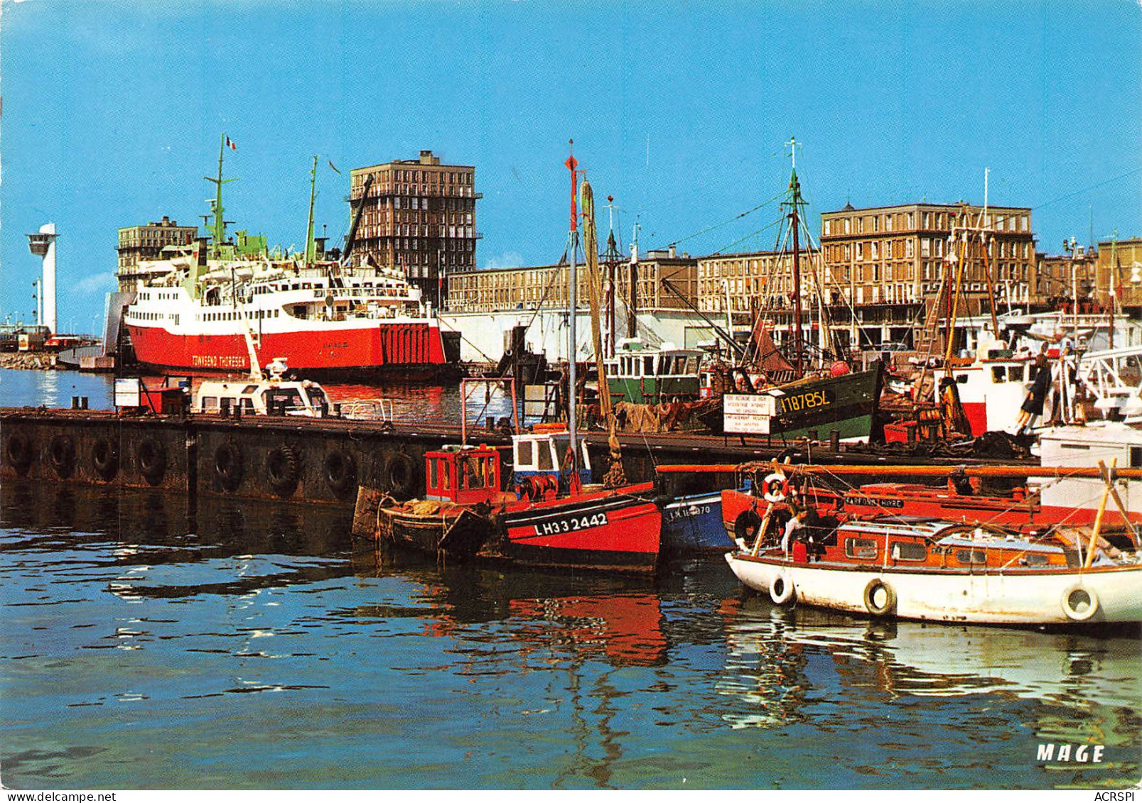 76 LE HAVRE Le Port Chalutiers Et Car Ferry  (Scans R/V) N° 31 \MO7017 - Port