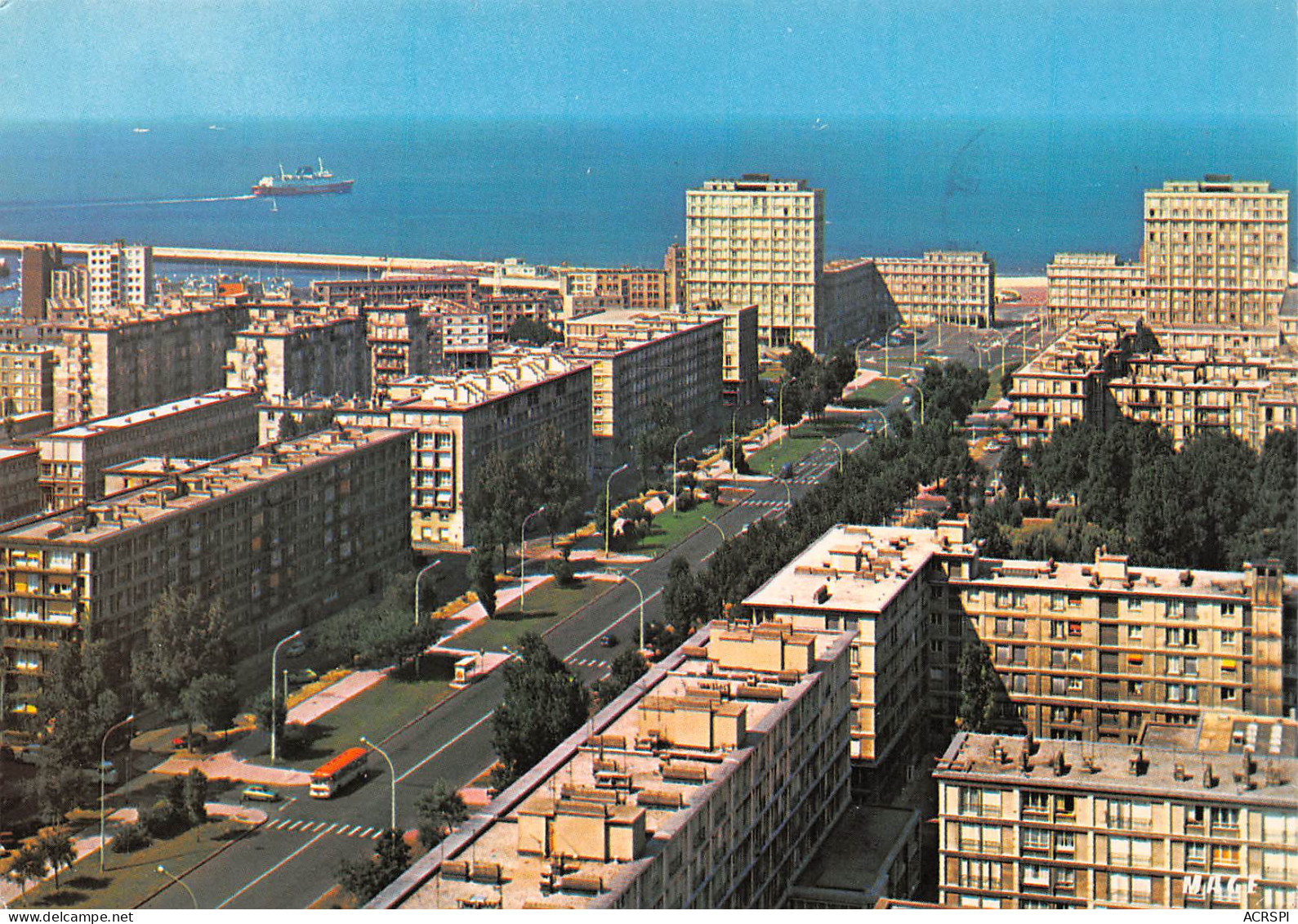 76 LE HAVRE La Porte Océane Vue Aérienne   (Scans R/V) N° 58 \MO7017 - Hafen