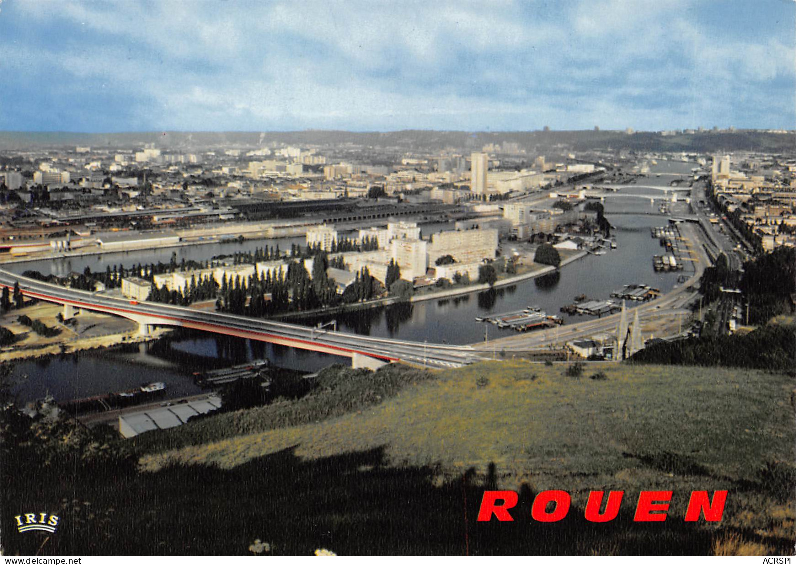 76 ROUEN Le Pont Mathilde Et La Rive Gauche   (Scans R/V) N° 61 \MO7017 - Rouen