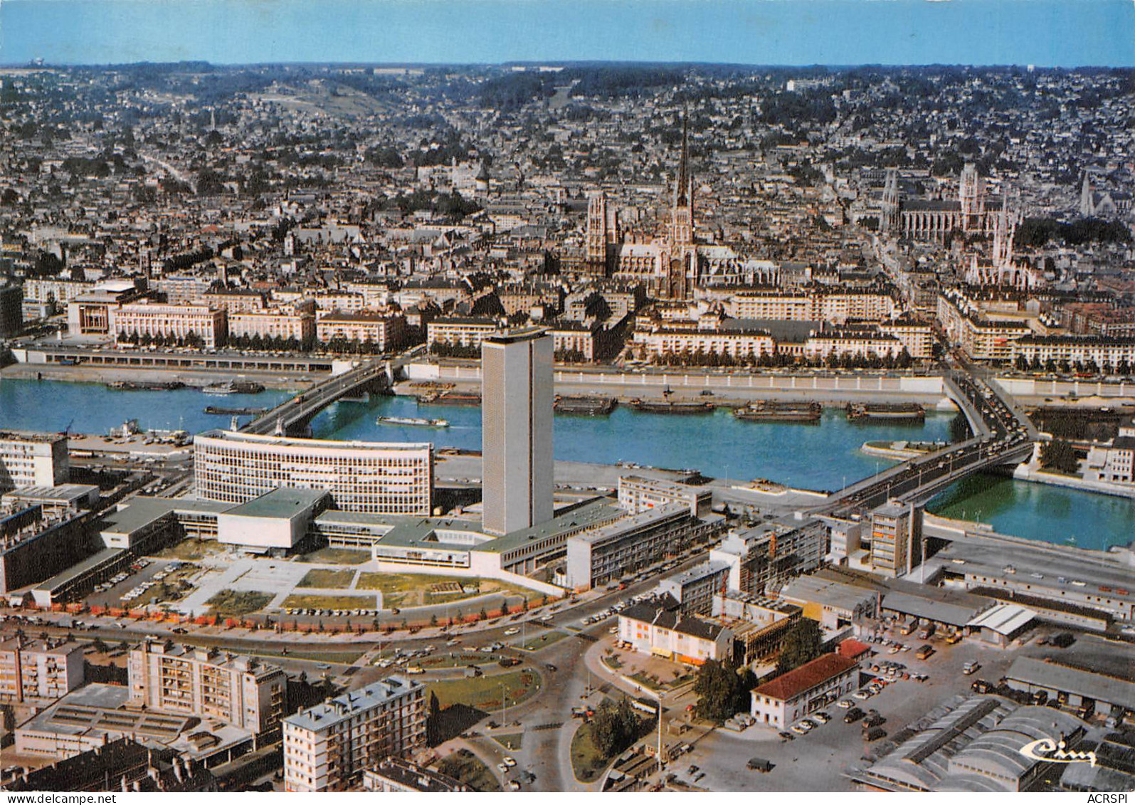 76 ROUEN Vue Générale En Avion  (Scans R/V) N° 64 \MO7017 - Rouen